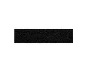 Prym 953159 Velour Elastic 25 mm Black, 51% Polyester 33% ED 16% PA
