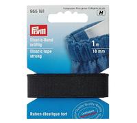 Prym 955181 Elastic Tape Strong 18 mm Black