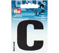 Prym Alphabet Letter Patch Motif Letter C - Black - each
