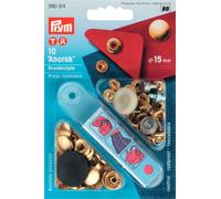 Prym Anorak Press Fasteners - Non-Sew - 12 mm and 15 mm - Choice of Colours