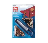 Prym Copper Non-Sew Press Fastener ''Anorak" 15mm - 10 Pieces