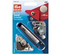 Prym Anorak Snaps Press Fasteners Antique Steel - per pack of 6