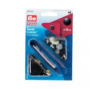 Prym Anorak Non-Sew Fasteners 15mm Black