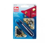 Prym Anorak Snaps Press Fasteners Gold - per pack of 10