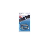Prym Antique Silver-coloured 25mm Rectangle Loops for Bags & Straps (2pc), Metal, 9.5 x 6 x 0.5 cm