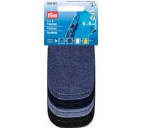 Prym Assorted Iron and Sew on Mini Jean Patches, Denim, Blue, 9.3 x 5.7 x 0.7 cm