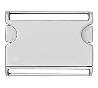 Prym Belt Buckle, Metal, Matt Silver, 40 mm