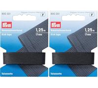 Prym - Black (1.25m) Kick Tape - 1 Unit (Pack of 2)