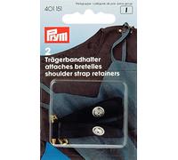 Prym - Black Shoulder Strap Retainers with Safety Pin - 1 Unit