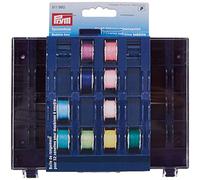 Prym Bobbin Box, Polyester, Blue, Purple, Transparent, 1-Pack