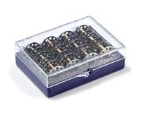 Prym - Bobbin Box with 12 CB Metal Bobbins - 5 Pieces
