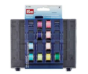 Prym Bobbin for 32 Sewing Machine Bobbins Empty, blue, 2 - Pack
