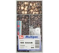 Prym Brass 390262 River Anorak 15 mm VX Pressing outil-100-2x1x1 cm Stainless Steel