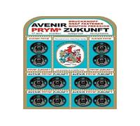 Prym Sew On Metal Snap Fasteners Black - per pack of 12