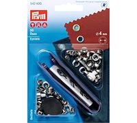 Prym Brass Eyelets, Silver, 4 mm