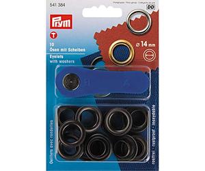 Prym - Bronze (14mm) Eyelets and Washers - 1 Count