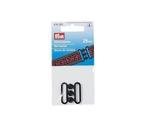 Prym Buckle for Belts, Black, 25 mm
