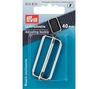 Prym Buckle, Metal, Silver, 9.5 x 6 x 1 cm