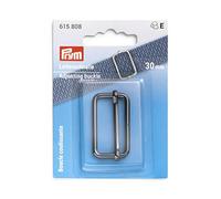 Prym Buckle, Steel, Gunmetal, 30 mm