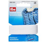 Prym Buttonhole Elastic, Polyester, White, 8 x 5 x 2 cm