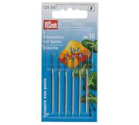 Prym Chenille Sharp Point Needles no. 16, Metal, Silver/Gold, 10.9 x 4.9 x 0.02 cm