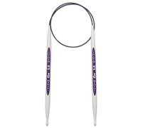 Prym Circular Knitting Needles 40cm 5mm Circular Knitting Needles Ergonomic Design Length 5mm x 40cm High Performance Synthetic Material