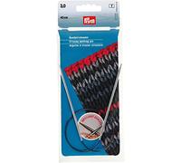 Prym Circular Knitting pins brass 40 cm 3.00 mm silver col