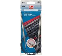 Prym Circular Knitting pins brass 80 cm 6.00 mm silver col