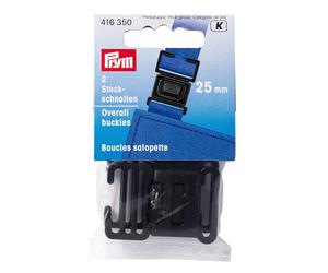 Prym Clip Buckle, Black, 25 mm, Schwarz, 2 St?ck