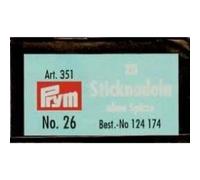 PRYM-Consumer Embroidery Needles, Alloy Steel, Silver, No.26, 34 x 0,6 mm, 25 Stück