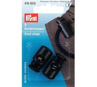 Prym Cord Stopper, Multi, Schwarz, 2 Stück