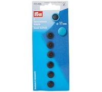 Prym Covered Buttons, Plastic, Black, 11 mm, 6-Piece