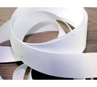 Prym Cream Ribbed Polyester Tape, Suitable for Dressmaking - 38mm Wide - per metre
