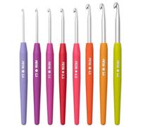 Prym Crochet Hooks 8 Piece Wool Crochet Hook Set In Sizes 2.0 To 6.0mm