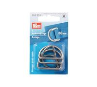 Prym D-Rings, Silver, 30mm