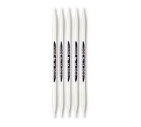 Prym Double-Point Ergonomic Knitting Pins/Needles, Metal, Multi-Colour, 8 mm, 20 cm Length, Set of 5