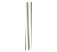 Prym Double-Pointed Needle, aluminium, Pearl Grey, Ø 4 mm, 40 cm, 4 Nadeln