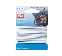 Prym Elastic Cord, White, weiß, 3 m