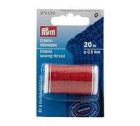 Prym - Elastic Sewing Red (0.5mm, 20m) Thread - 1 Unit