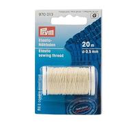 Prym Elastic Sewing Thread 0.5 mm Natural White