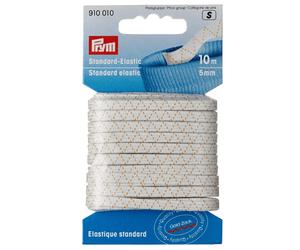 Prym Elastic Tape 5mm White - Durable Washable Waistband Elastic by Galedi Pins
