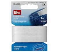 Prym Elastic Tape, White, 30 mm, 1 M