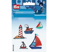 Prym Embroidered Motif SHIPS, Multicoloured