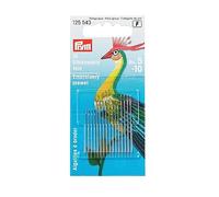 Prym Embroidery Crewel Needles with Golden Eye, Metal, Silver/Gold, 10.9 x 4.9 x 0.02 cm