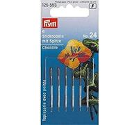 Prym Double-Pointed Needle, Aluminium, Pearl Grey, 3.5 mm