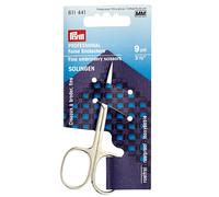Prym Embroidery Scissors - 9cm Silver Steel Fine Point | 611 441