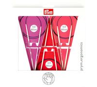 PRYM ERGONOMIC CIRCULAR KNITTING NEEDLES SET 80cm Sizes 3mm 3.5mm 4mm