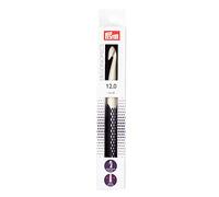 Prym Ergonomic Crochet Hook – Metal, 18 cm, 12.00 mm – Green