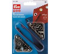 Prym Eyelets and Washers, Metal, Antique Brass, 14 x 9.5 x 2.5 cm