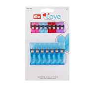 Prym Fabric Clips, Blue, 18.4 x 10.8 x 1.5 cm